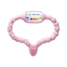 CURABABY GIRL Сuraprox — стимулятор для прорізування тимчасових зубів, рожевий.Curaprox