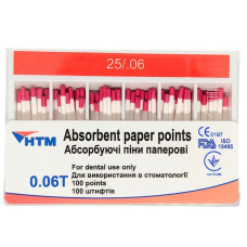 Паперові штифти 60 штук, 06 конус. №25