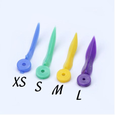 Клинці пластмасові розмір S/M/L по 40 шт.Китай