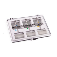 J-ESTHEPOST KIT, набір скловолоконних штифтів 18 шт., 3 розгортки