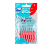 Йоржики TePe EXTRA SOFT "2" 0.5 mm, червоні, 8 штук