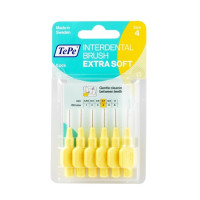 Йоржики TePe EXTRA SOFT "4" 0.7 mm, жовті, 6 штук