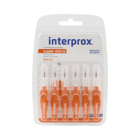 Щітка міжзубна, йоржики INTERPROX 4G Super Micro 0.9  6 шт.
