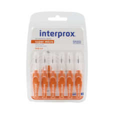 Щітка міжзубна, йоржики INTERPROX 4G Super Micro 0.9  6 шт.