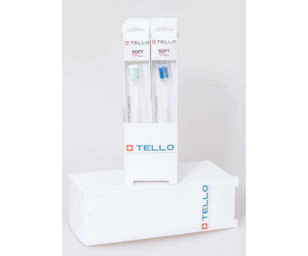 Зубна щітка Tello White (Телло Вайт), 4920 Soft, d 0,12mm.
