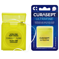 Нитка Curasept UltraFine unwaxed +CHX 50 м.