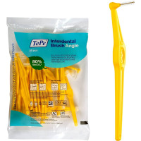 Йоржики TePe ANGLE "4" 0.7 mm, жовті, 25  штук