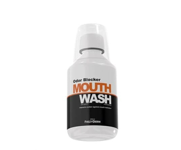 Ополіскувач для усунення неприємного запаху з ротової порожнини, Odor Blocker Mouthwash,(Одор Блокер) 250ml. FrezyDerm