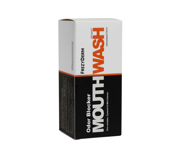Ополіскувач для усунення неприємного запаху з ротової порожнини, Odor Blocker Mouthwash,(Одор Блокер) 250ml. FrezyDerm