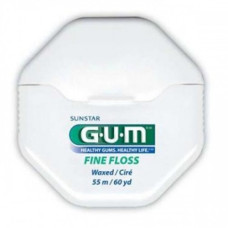 Зубна нитка GUM Fine floss (Файн флос)катушка  55 м. GUM