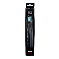 Зубна щітка Tello Black (Телло), 4920 Soft, d 0,12mm. -Блакитний