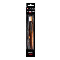 Зубна щітка Tello Ultra Soft (Телло Ультра Софт), 6240, Black, d 0,10mm. - Помаранчевий
