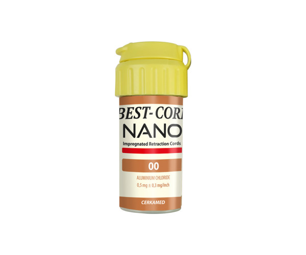 Best-Cord Nano (Бест корд нано), просочена ретракційна нитка. Cerkamed - №00