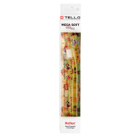 Зубна щітка Tello Kids White (Телло Кідс Вайт), 10400 Mega Soft, d 0,10mm. - Жовтий