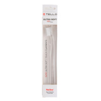 Зубна щітка Tello White (Телло Вайт), 6240 Ultra Soft, d 0,10mm - Біла