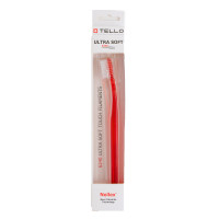 Зубна щітка Tello White (Телло Вайт), 6240 Ultra Soft, d 0,10mm - Червона