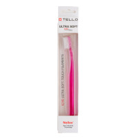 Зубна щітка Tello White (Телло Вайт), 6240 Ultra Soft, d 0,10mm - Рожева