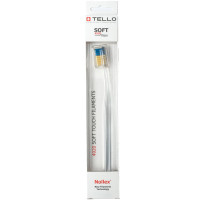 Зубна щітка Tello White (Телло Вайт), 4920 Soft, серія патріотична d 0,12mm.