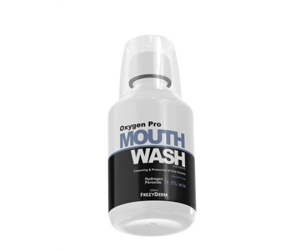 Ополіскувач ротової порожнини Oxygen Pro Mouthwash (Оксиген Про), для брекетів, з активним киснем 250 мл. FrezyDerm