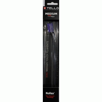 Зубна щітка Tello (Телло), 3940 Medium, Black, d 0,15mm. - Фіолетова