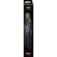 Зубна щітка Tello Black (Телло), 4920 Soft, d 0,12mm. - Салатовий