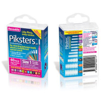Щітка міжзубна, йоржик міжзубний фіолетовий №1 (0.45 мм) 40 шт.Piksters