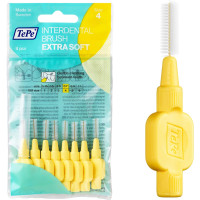 Йоржики TePe EXTRA SOFT "4" 0.7 mm, жовті, 8 штук