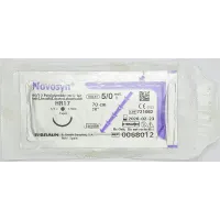 Нитка саморозсмоктуюча Novosyn 5-0 HR17 70 cm. B.Braun