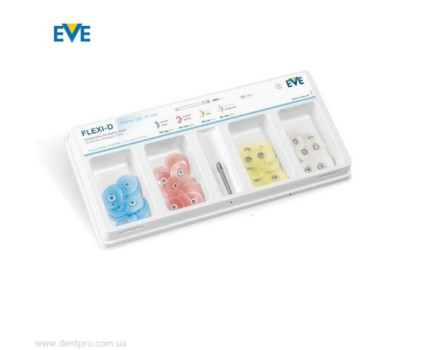 Гнучкі полірувальні диски Flexi-D, уп 100 шт.Eve