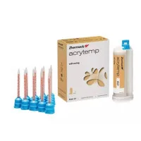 Acrytemp, 76g (50мл.) + 15 насадок, композитна пластмаса для виготовлення тимчасових коронок. Zhermack - A3