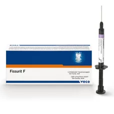Fissurit FX, (Фісуріт), білий герметик для світлової полімеризації фісур з високим вмістом фтору,1 шпр. Voco