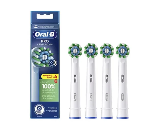 Насадки для електричних зубних щіток Oral B PRO CROSS Action набір 4 Кнр (Китай)