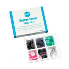 Super-Snap Mini-Kit набір дисків для фінішу та полірування композитів 4 кольори+мандрела.Shofu