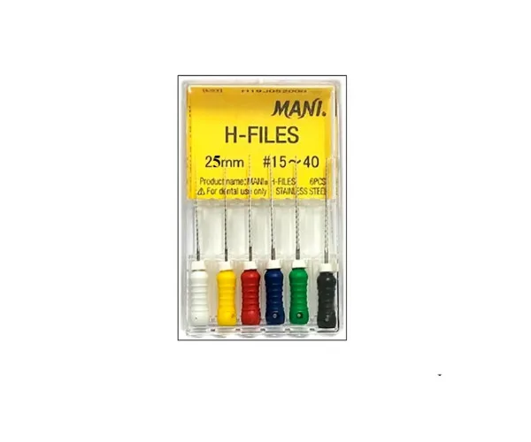 H-Files №25, ( 25 мм, 6 шт) Mani Mani (Японія)