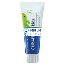 Зубна паста дитяча Curaprox Kids 1450 PPM 60 ml із смаком "М'ята" від 6 років.