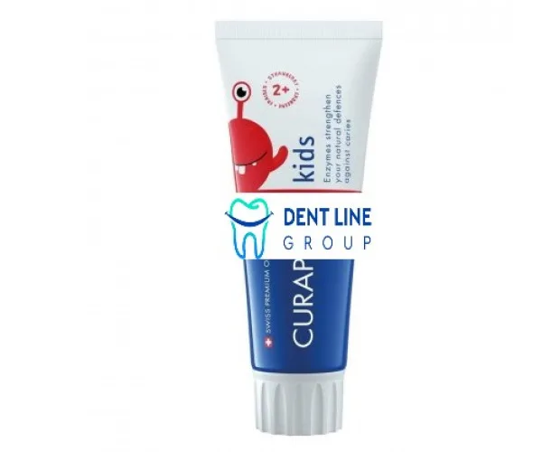 Зубна паста дитяча Curaprox Kids 950 PPM 60 ml із смаком 