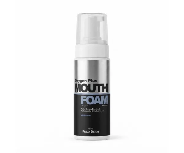 Ополіскувач для рота у формі піни OXYGEN PLUS MOUTHFOAM з активним Frezyderm Греція