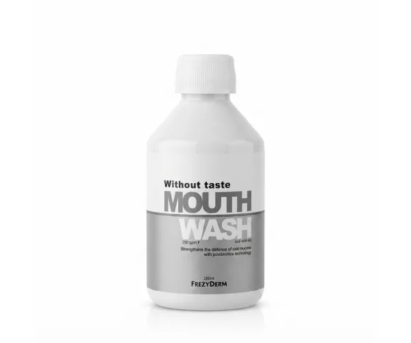 Ополіскувач без смаку та ароматизаторів Without taste mouthwash 250 Frezyderm Греція