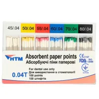 Паперові штифти 4 конусність розмір 45-80.