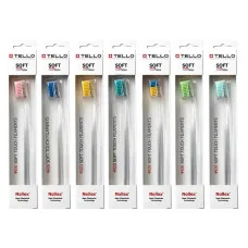 Зубна щітка Tello White (Телло Вайт), 4920 Soft, d 0,12mm.