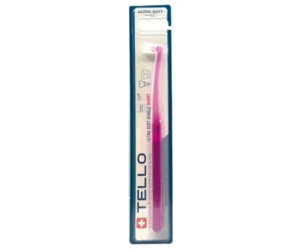 Монопучкова зубна щітка TELLO SHORT Ultra Soft Single d 0,10 — 73620 Tello Switzerland