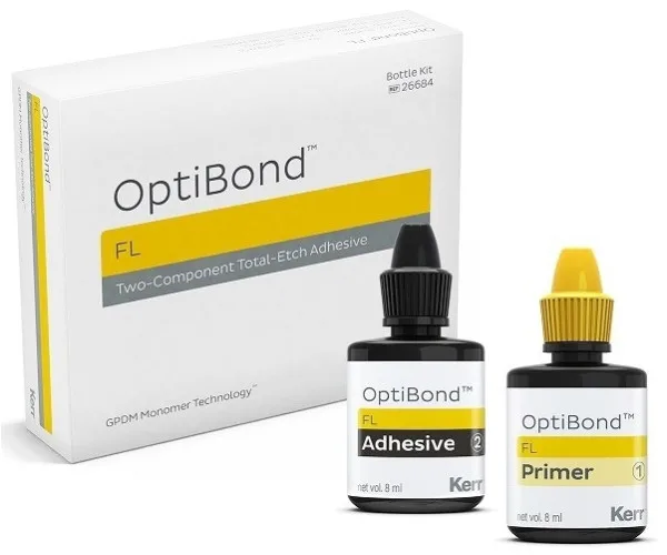 OptiBond FL, (ОптіБонд ФЛ), нанонаповнена, фотополімерна Kerr (Італія)