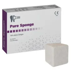 Колагенова губка DSI Pure Sponge, Куб 10x10 мм.