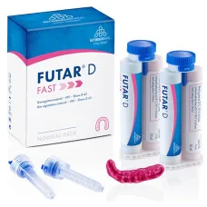 Futar D Fast 2x50 мл, 6 змішувальних насадок. Матеріал для фіксації оклюзії .Kettenbach.Німеччина.
