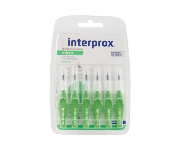 Йоржики INTERPROX 4G Micro 1.1 6 шт Dentaid