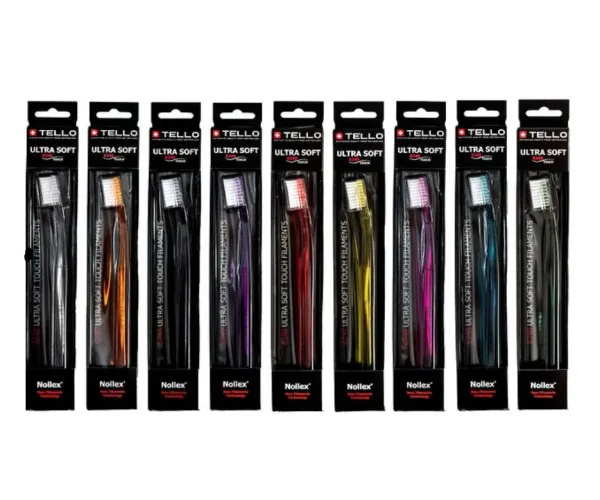 Зубна щітка Tello Ultra Soft (Телло Ультра Софт), 6240, Black, d Tello Switzerland