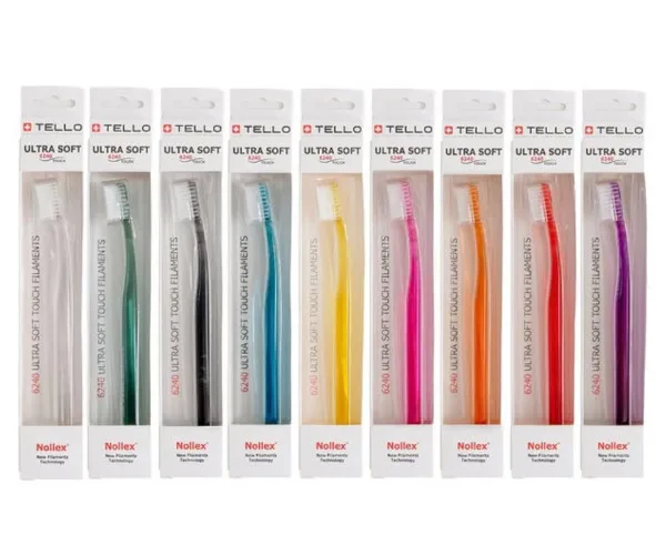 Зубна щітка Tello White (Телло Вайт), 6240 Ultra Soft, d 0,10mm Tello Switzerland