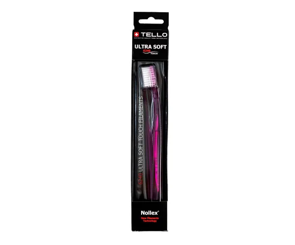 Зубна щітка Tello Ultra Soft (Телло Ультра Софт), 6240, Black — 73610