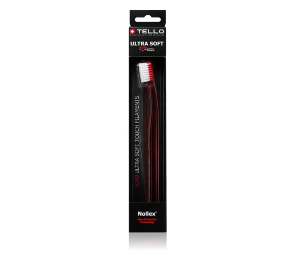 Зубна щітка Tello Ultra Soft (Телло Ультра Софт), 6240, Black — 19432 Tello Switzerland