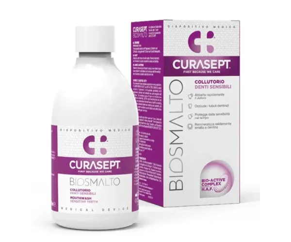 Ополіскувач CURASEPT BIOSMALTO для чутливих зубів 300 ml